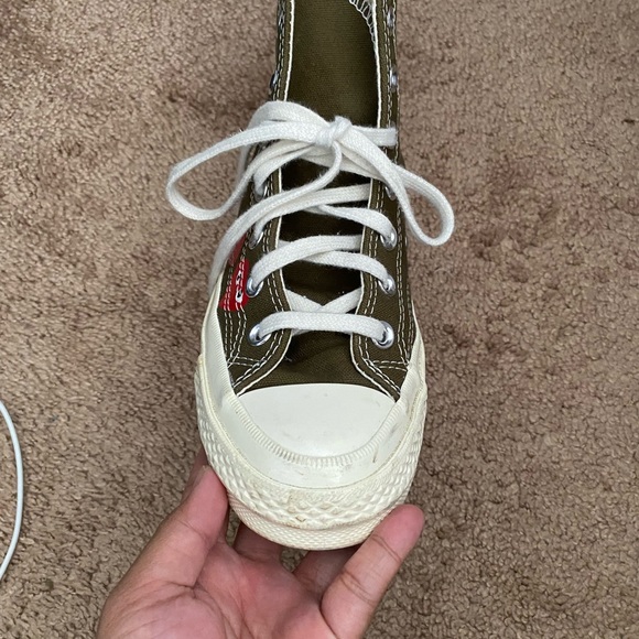 Green high top comme des garçon x converse - Picture 5 of 5